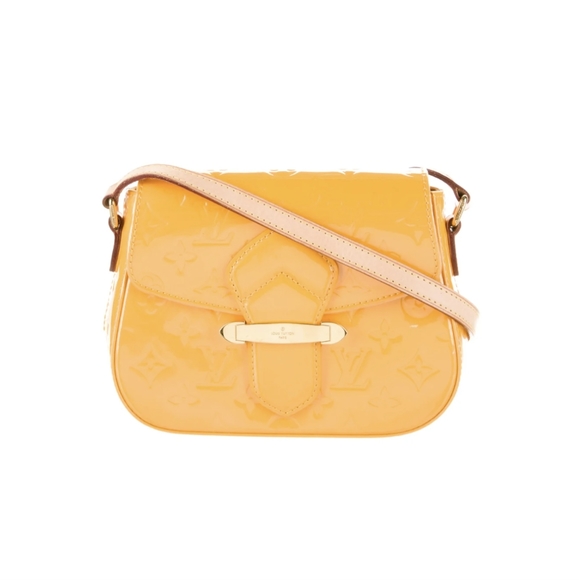 Louis Vuitton Handbags - 💕Rare LOUIS VUITTON Monogram Vernis Bellflower PM yellow leather Cross body BAG